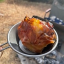 【キャンプ】焚き火にぶっ込む焼きリンゴ